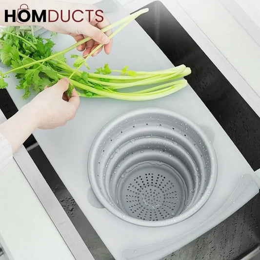 2 In 1 Over The Sink Cutting Board