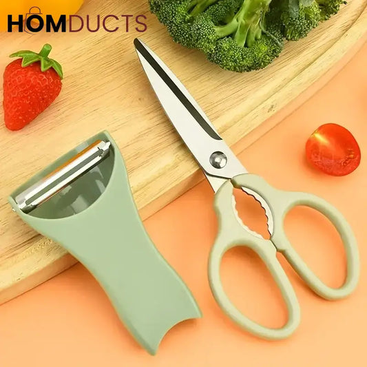 2 in 1 Peeler With Scissor