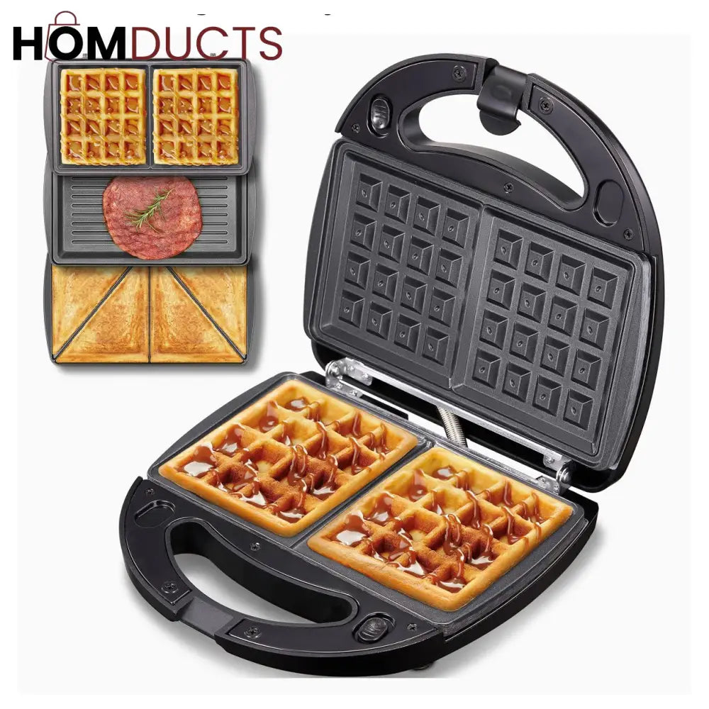 3 in 1 Waffle Grill And Sandwich Maker