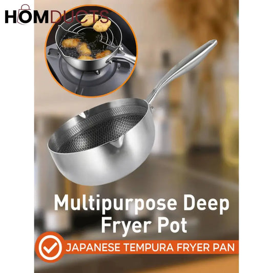 316L Stainless Steel Honeycomb Non-Stick Frying Pan – Scratch Resistant, Multi-Functional Cookware for Gas & Induction Stoves