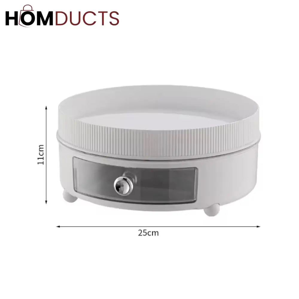 360° Rotating lazy Susan Turntable storage Tray organizer for kitchen Seasoning bathroom cosmetic and desktop organization