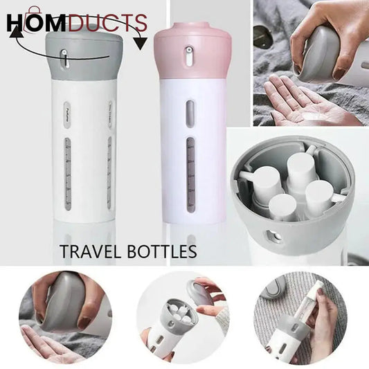 4 in 1 Leak Proof Travel Refillable Bottles