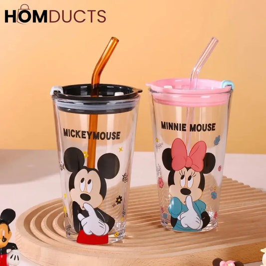 450ml Cup with Lid & Straw for Kids & Adults
