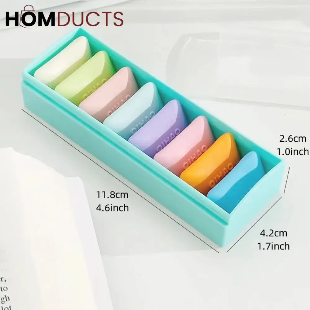 8pcs Gum Eraser Set