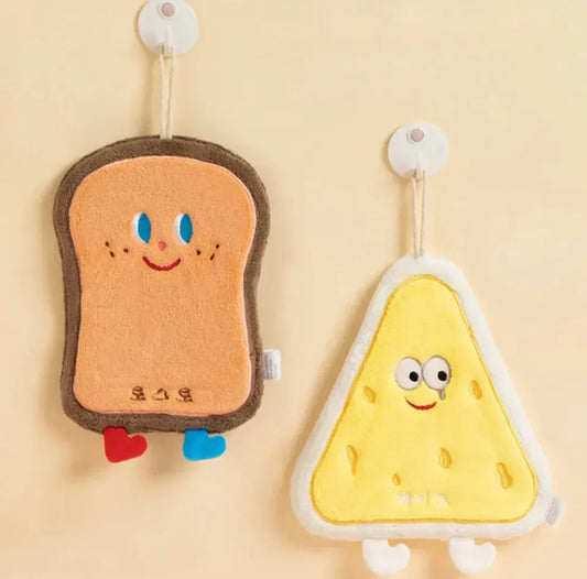 Cartoon Shape Double Thickness Absorbent Hand Towel – Soft & Cute Bathroom Towel