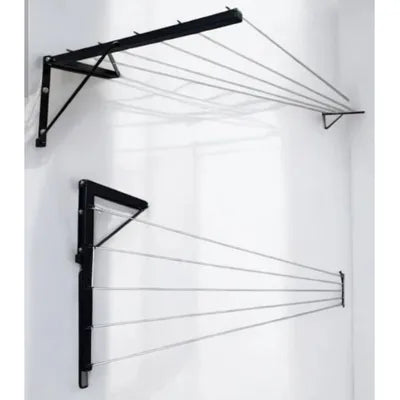 Foldable Wall - Mounted Clothesline with 30 Feet Free Rope