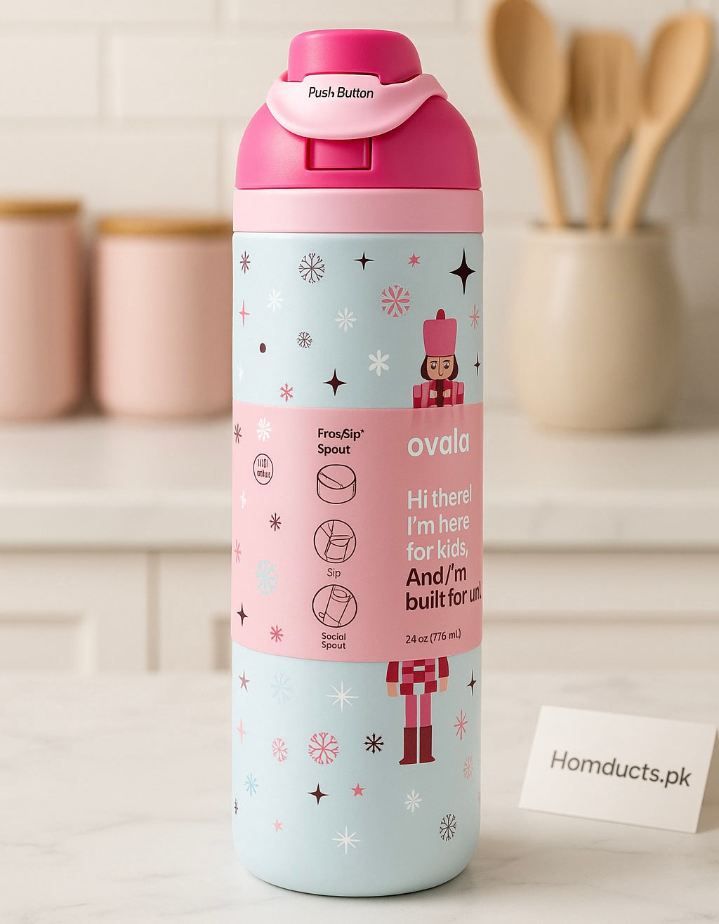 Owala 32oz FreeSip Water Bottle – Double Wall Insulated, Leak-Proof, Kids & Adults Flask