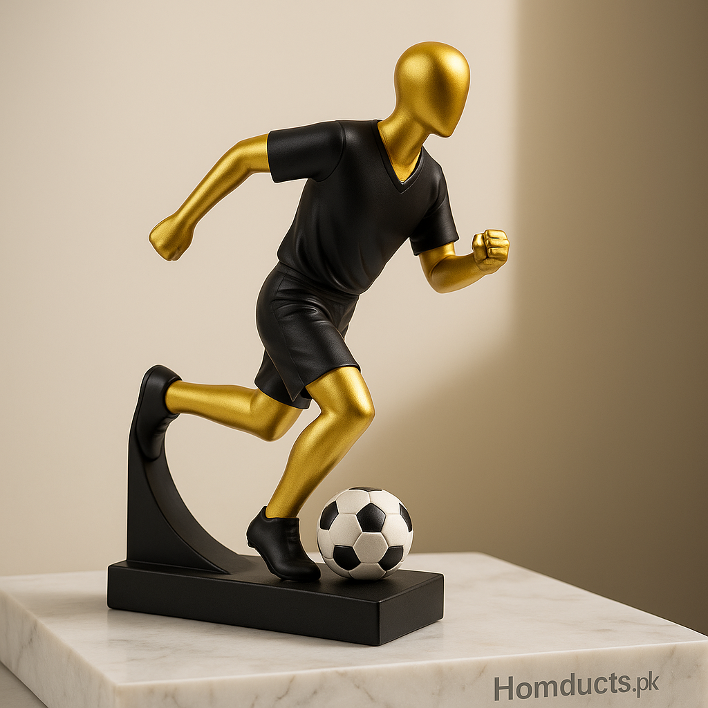 Luxury Golden Football Player Trophy – Premium Sports Award Figurine