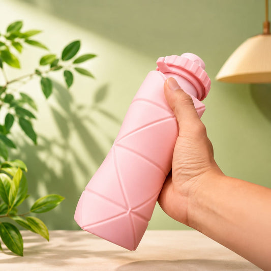 Foldable Silicone Bottle | Leakproof Travel Bottle | Portable & Space Saving