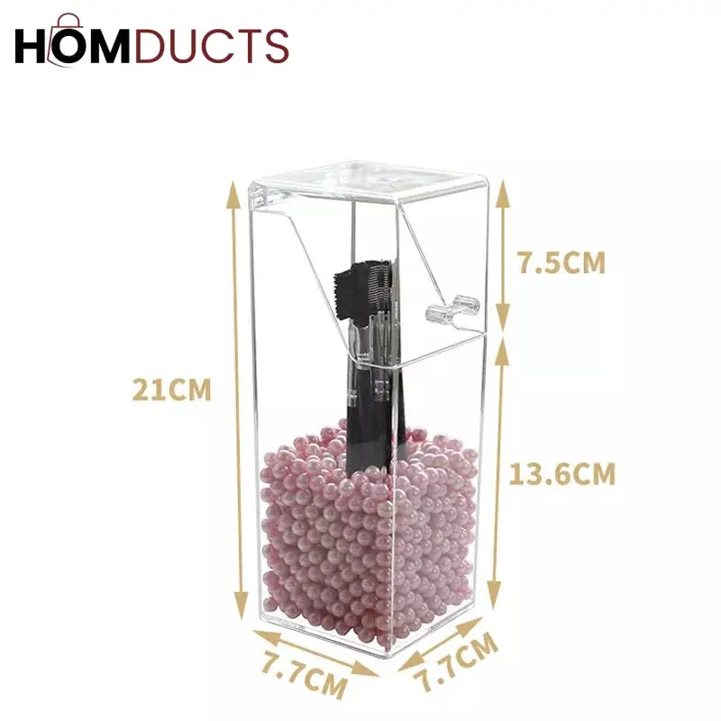 Acrylic Pearl Make-up Brush Holder