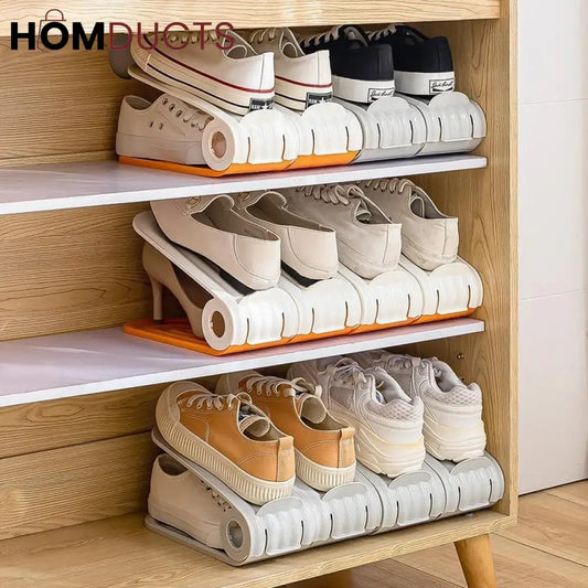 Adjustable Wardrobe Shoes Organizer (2pcs)