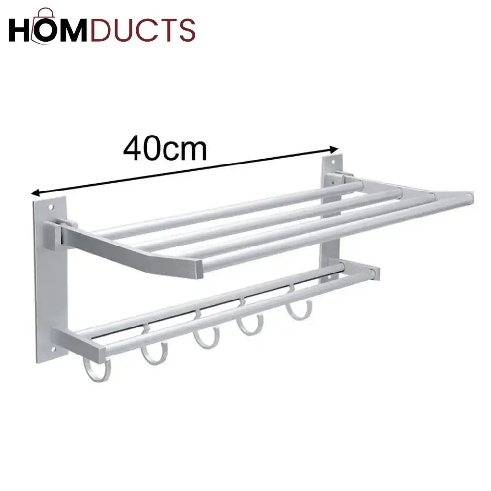 Aluminium Double Towel Rack