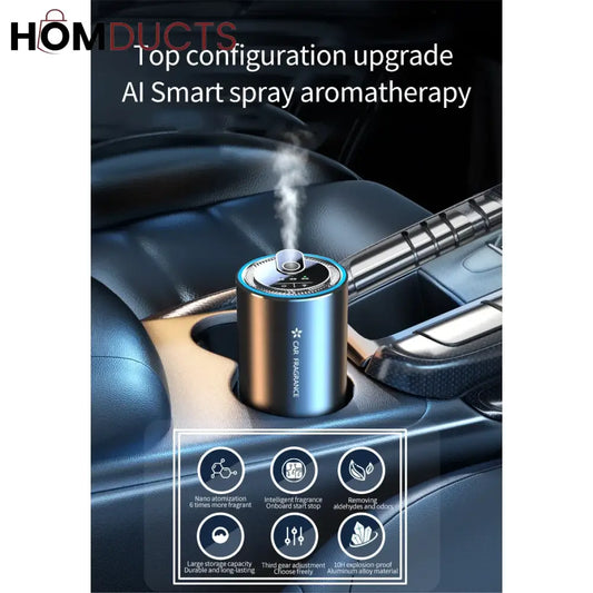 Car Aroma Diffuser With Ambient Led Starry Light