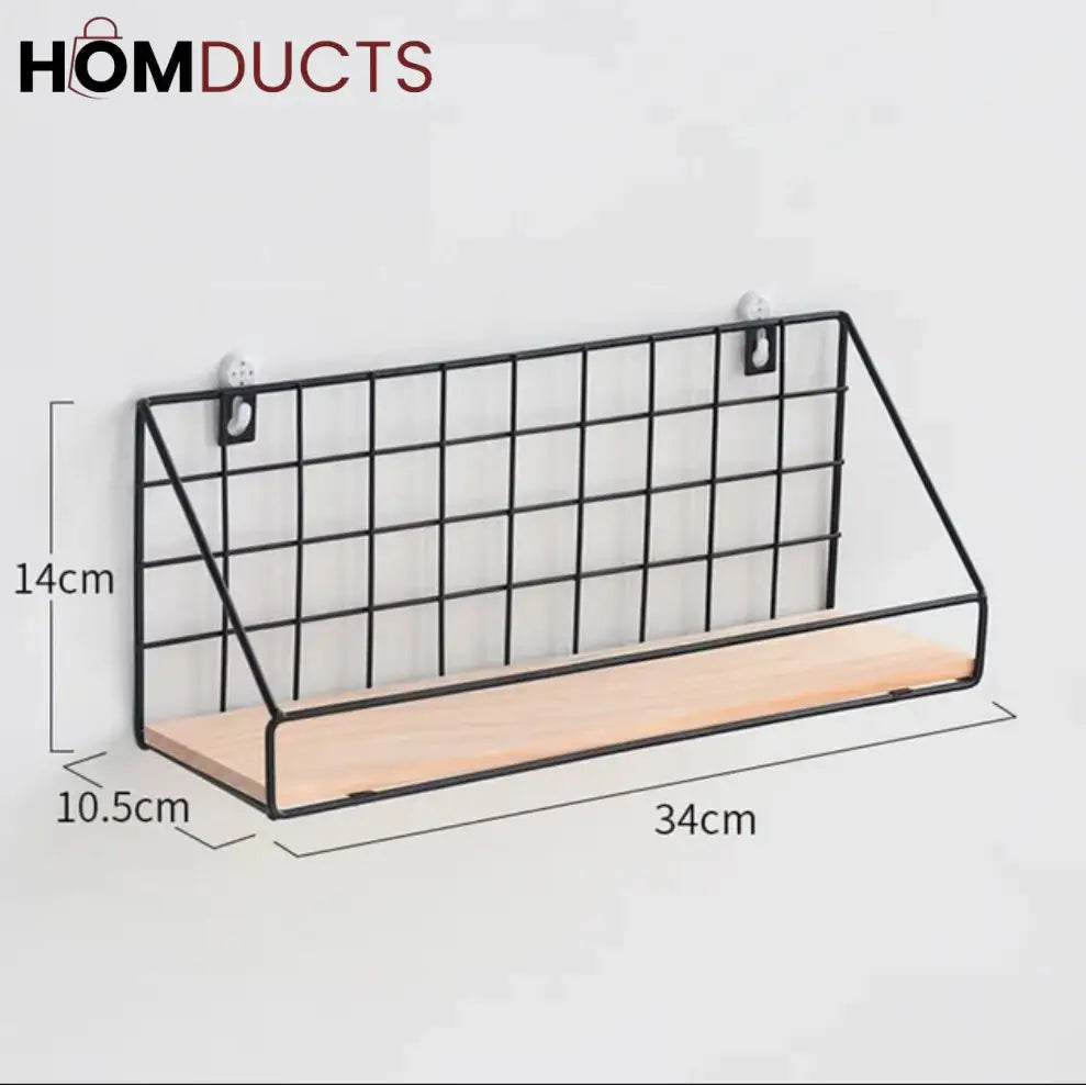 Checks and Boxes Wall Shelf