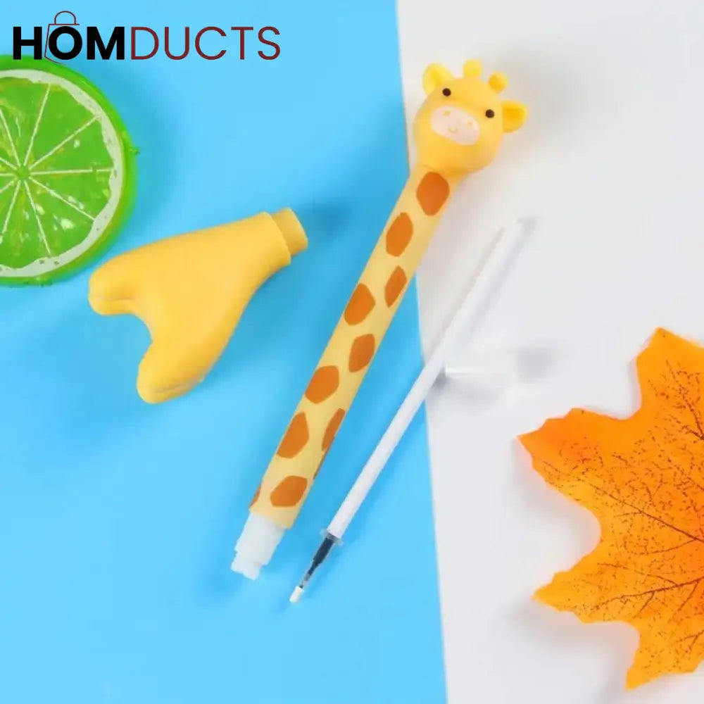 Cute Giraffe Shaped Gel Pen