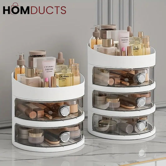 Desktop Multi Drawer Jewelry And Cosmetic Organizer