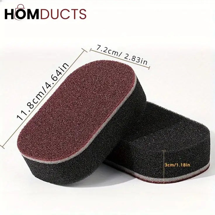 Double Sided Thickened Dishwashing Sponge (Pair)