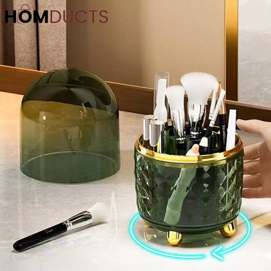 Glam Rotating Makeup Brush Holder