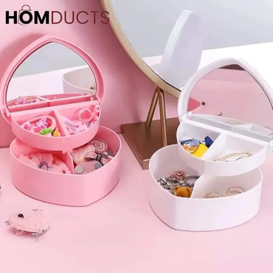 Heart shape jewellery organizer