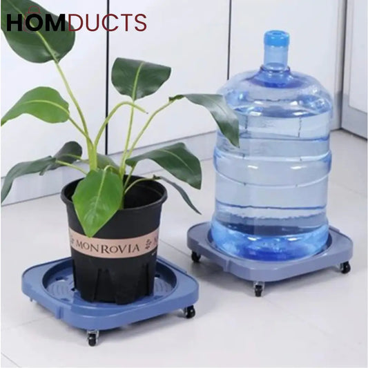 Heavy-Duty Gas Cylinder Trolley with 360° Rotating Wheels – Premium Anti-Rust Base Stand