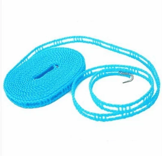 Portable Clothes Drying Rope – Adjustable Windproof Laundry Clothesline for Indoor & Outdoor Travel Use (5 Meter)