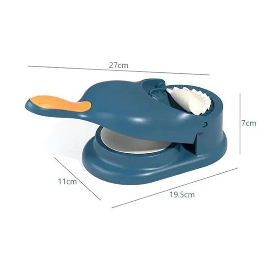2-in-1 Manual Dumpling Maker & Dough Press – Portable Dumpling, Tortilla, and Dough Skin Molder | Premium Quality