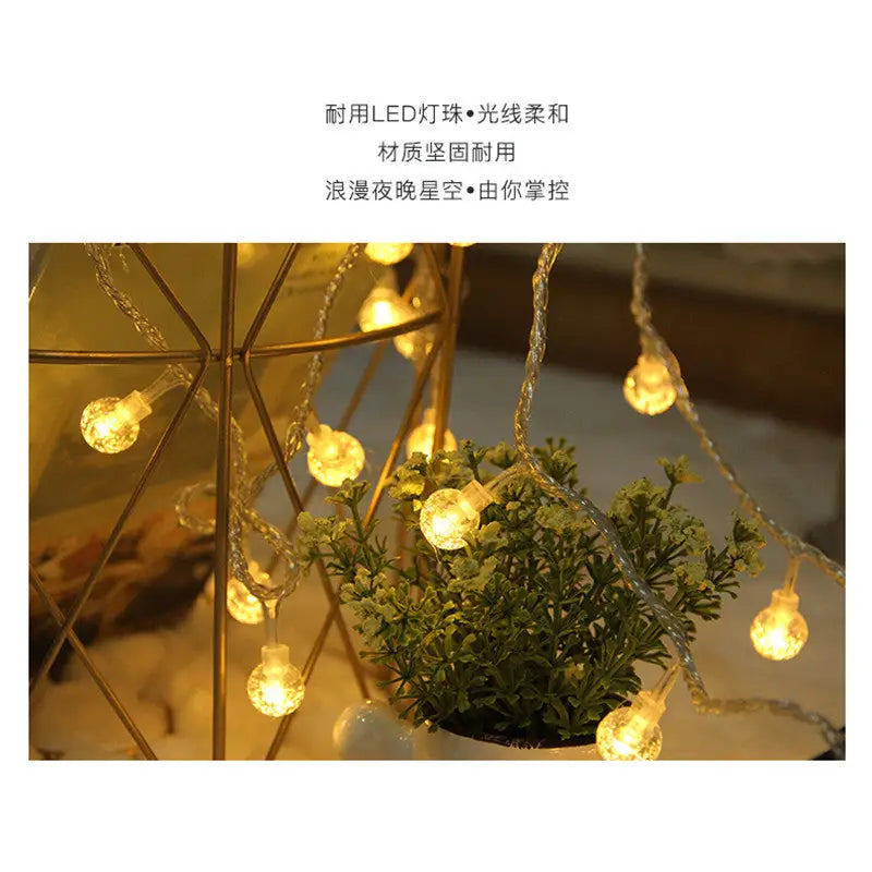 Led Bubble Ball Light(usb+battery operated)