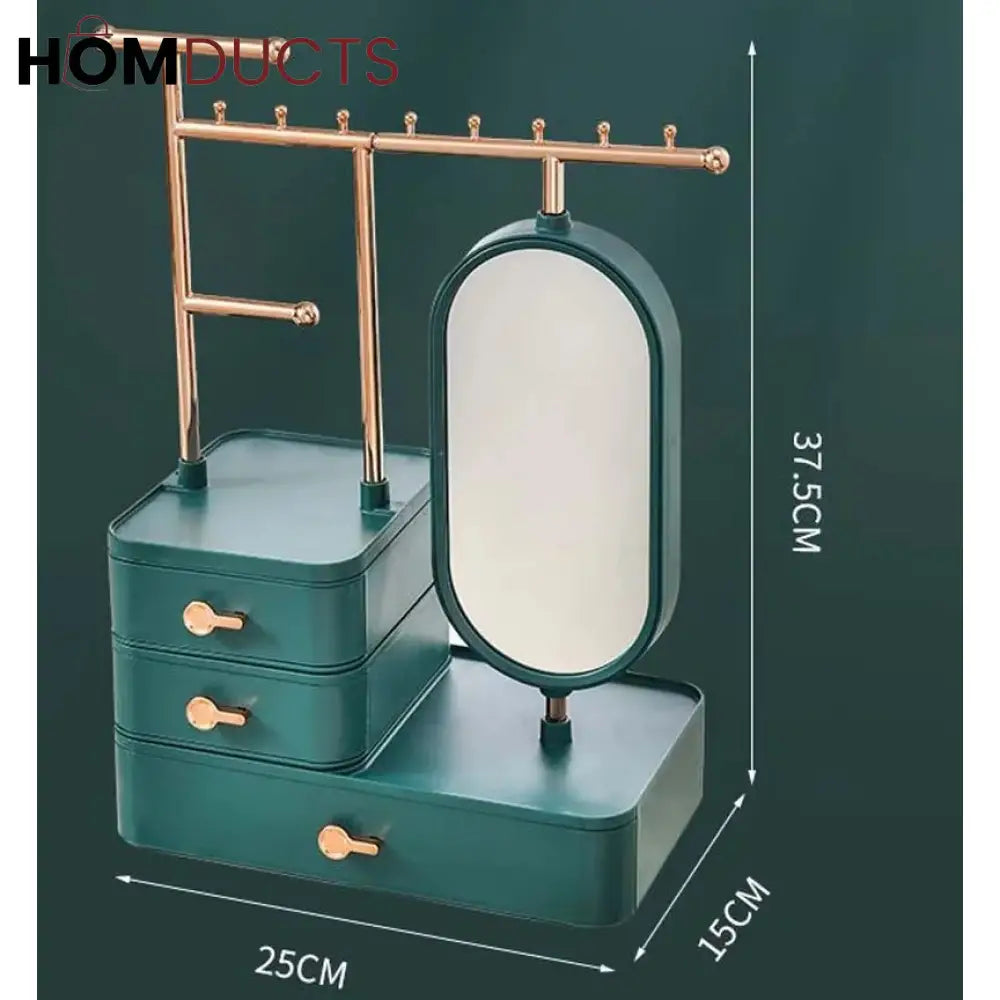 Luxury Vintage Jewelry And Cosmetic Organizer
