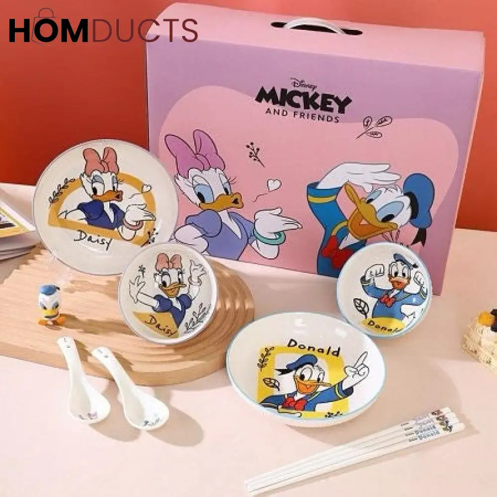 Magical Disney Dining: Donald & Daisy 8-Piece Ceramic Set