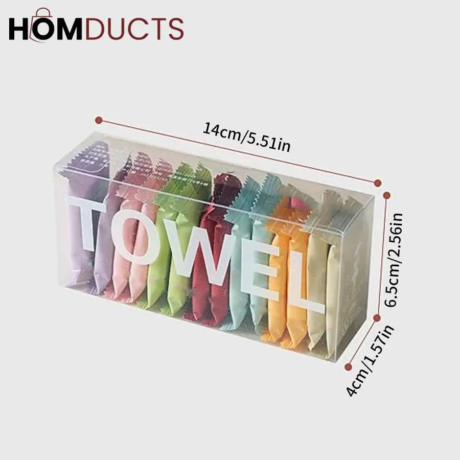 Mini Compressed Magic Towels – Portable Expanding Disposable Face Towels for Travel, Camping & Skincare