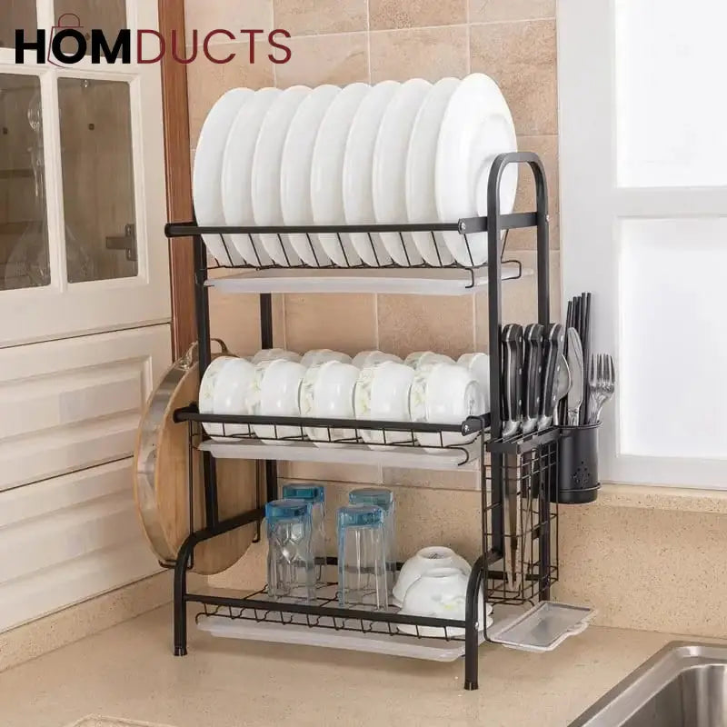 Multi Tier Dish Drain Rack