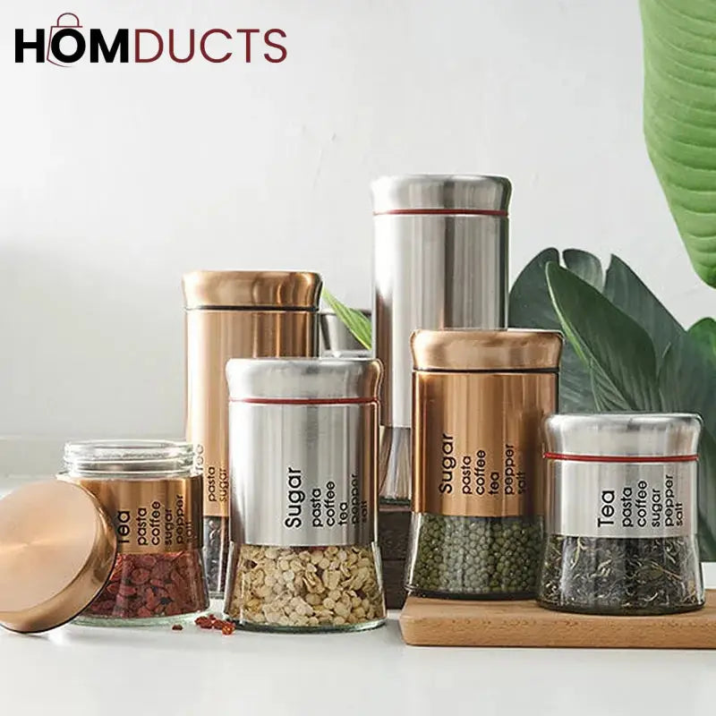 Multifunctional Creative Food Glass Jars