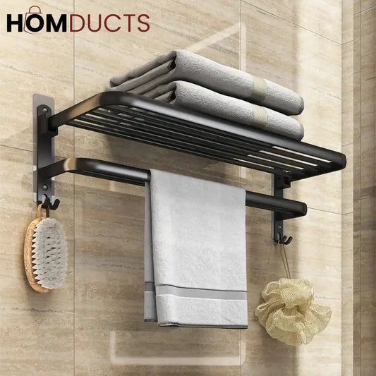 No Drilling Movable Towel Rack
