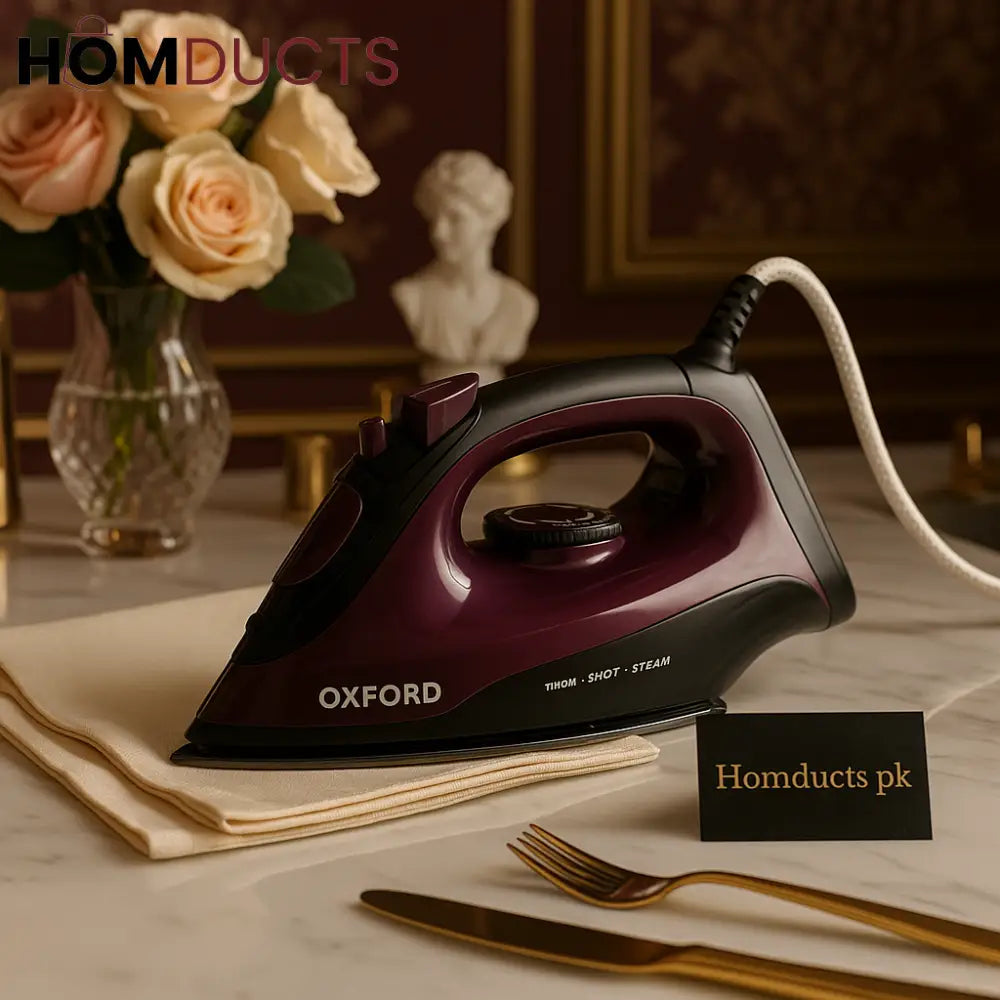 Oxford Deluxe Iron – Nonstick Ceramic with Spray & Shot Burst