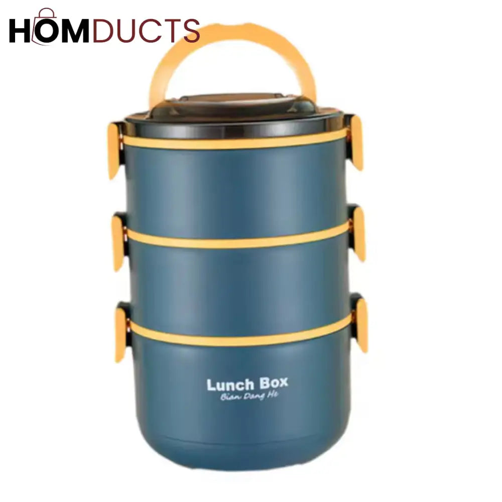 Premium Stainless Steel Bento Lunch Box for Adults – Leakproof, Portable & Eco-Friendly Meal Container