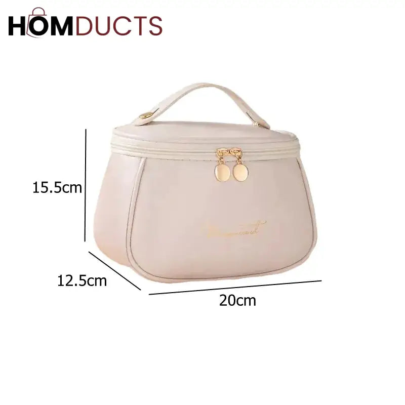 PU Leather Travel Makeup Bag