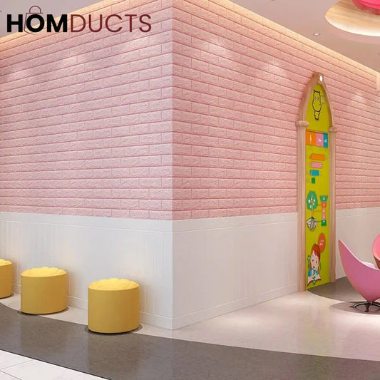Self Adhesive 3D Brick Wall sheets