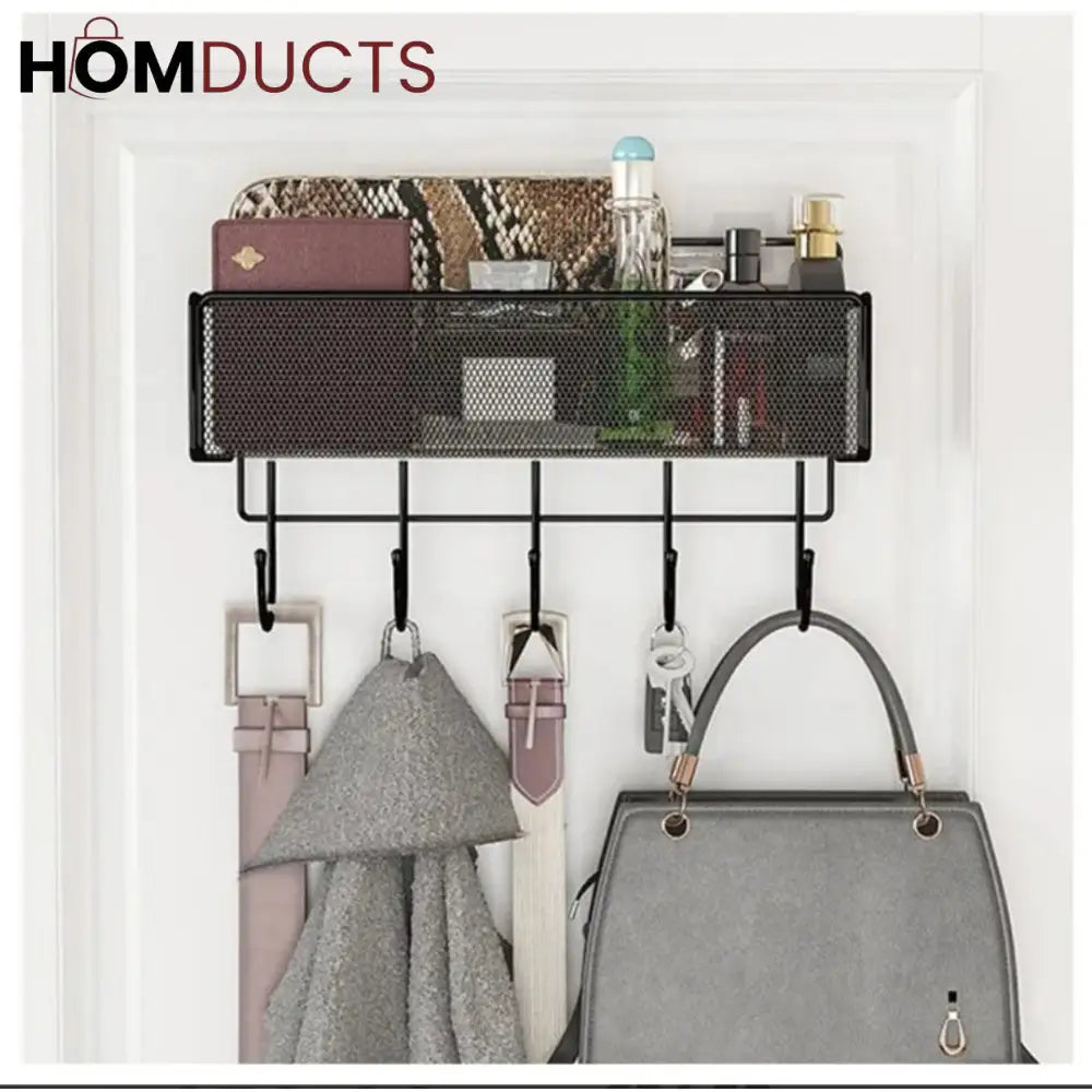 Self Adhesive Iron Shelf With Hook (premium quality)