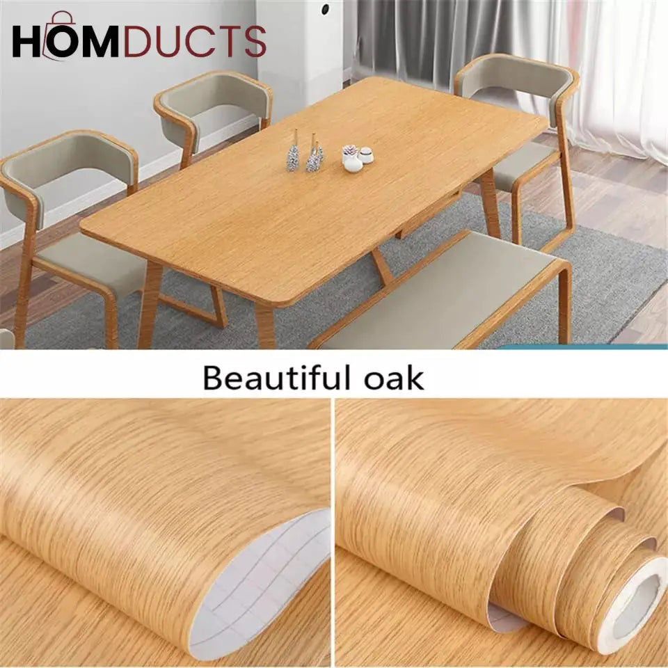 Self adhesive wooden sheets