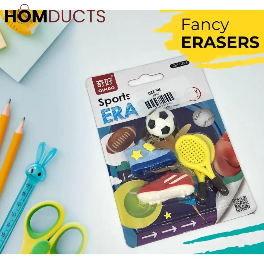 Sports Style Erasers For kids