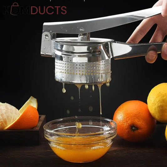Stainless Steel Potato Masher And Manual Juicer Squeezer
