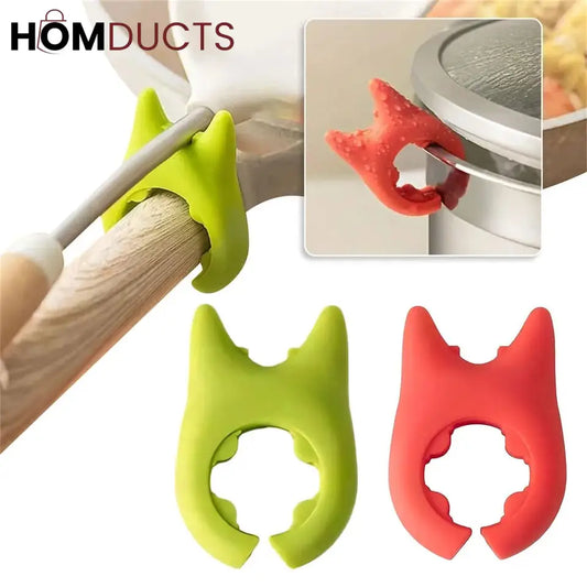 Stainless Steel Spoon Rest And Pot Lid Holder (4pcs)