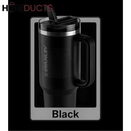 Stanley Quencher ProTour Tumbler – 40oz Black Flip Straw Mug