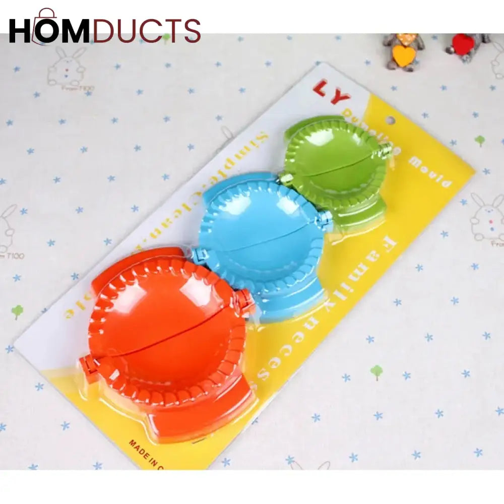 Three Pcs ColourFull Dumplimg Mold