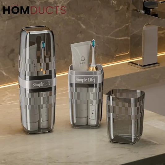 Transparent Toothbrush Holder
