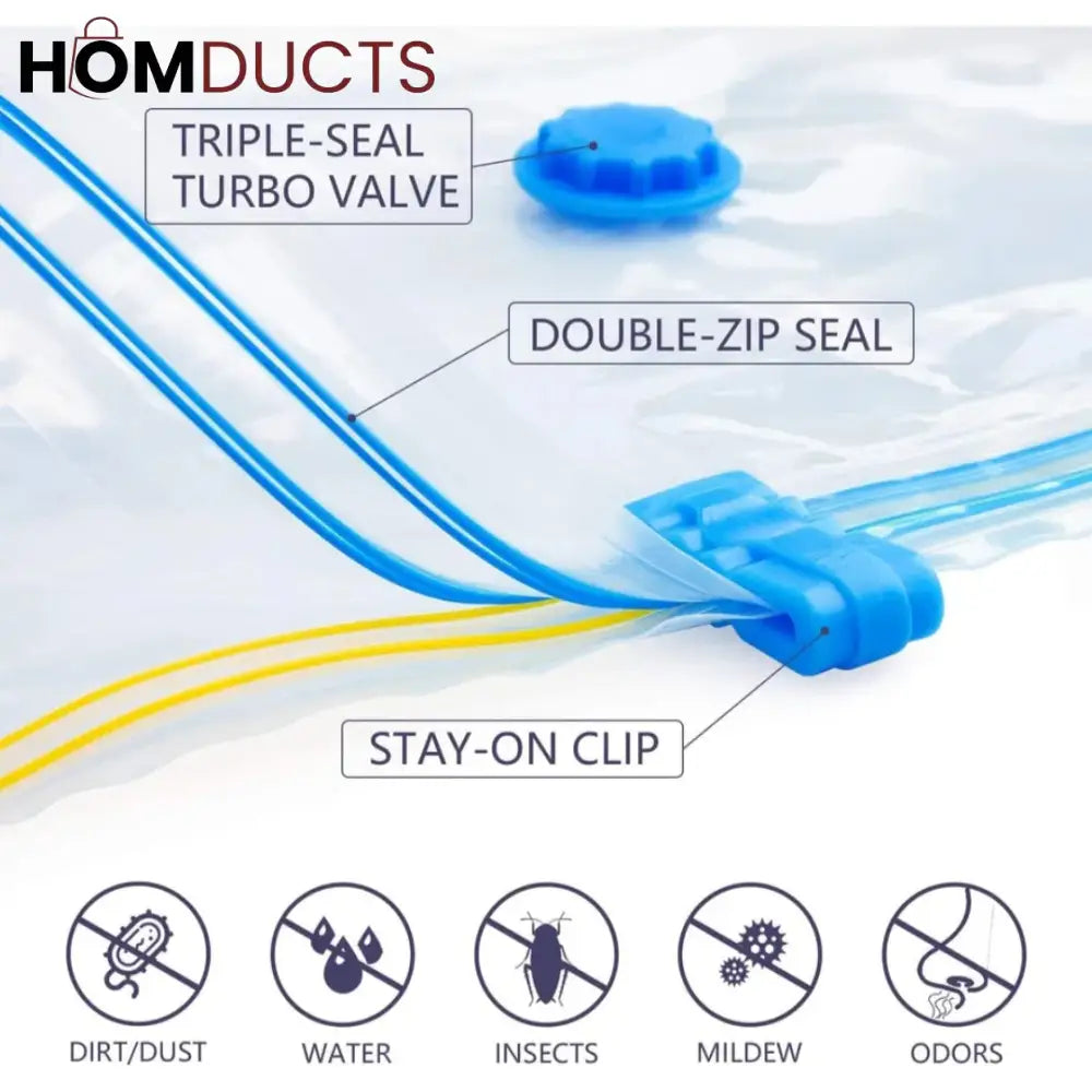 Vaccum Storage Bag (5bags+1handpump)