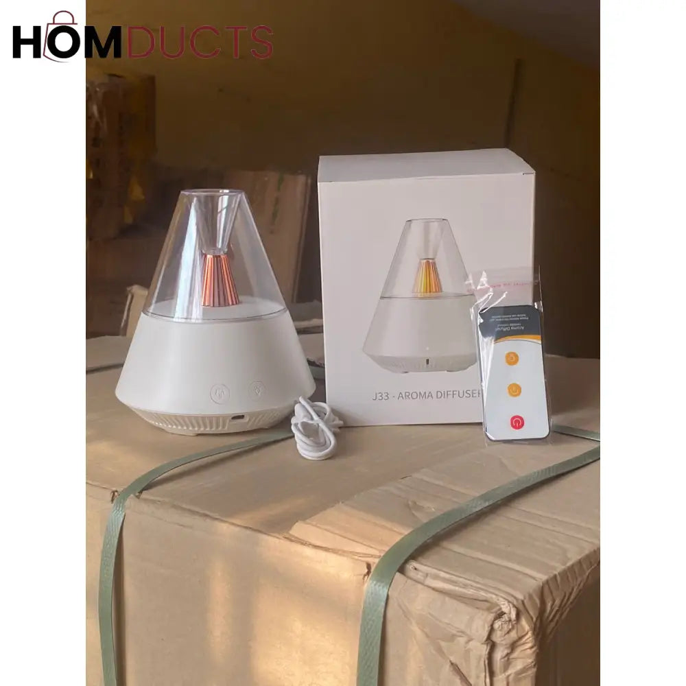 Volcanic Aroma Air Humidifier With Night Light
