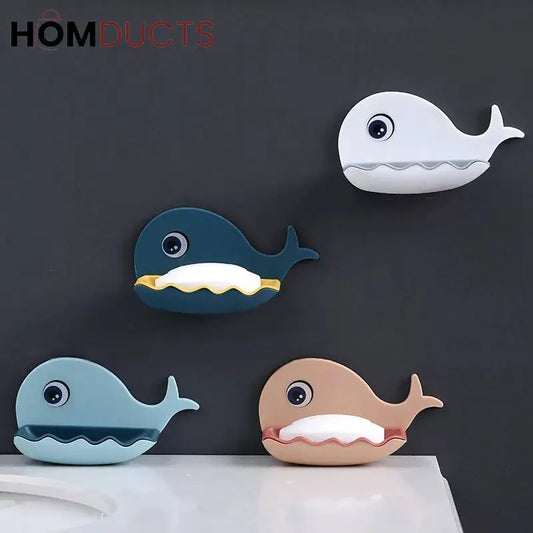 Whale soap dish