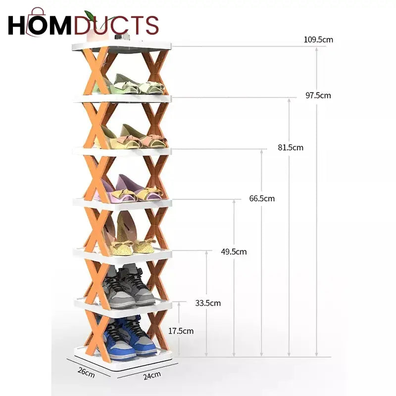 X-Shape Shoe Rack