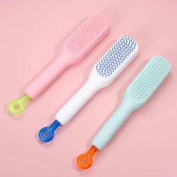 Magic Self Cleaning Hair Comb Brush – Tangle-Free Detangler